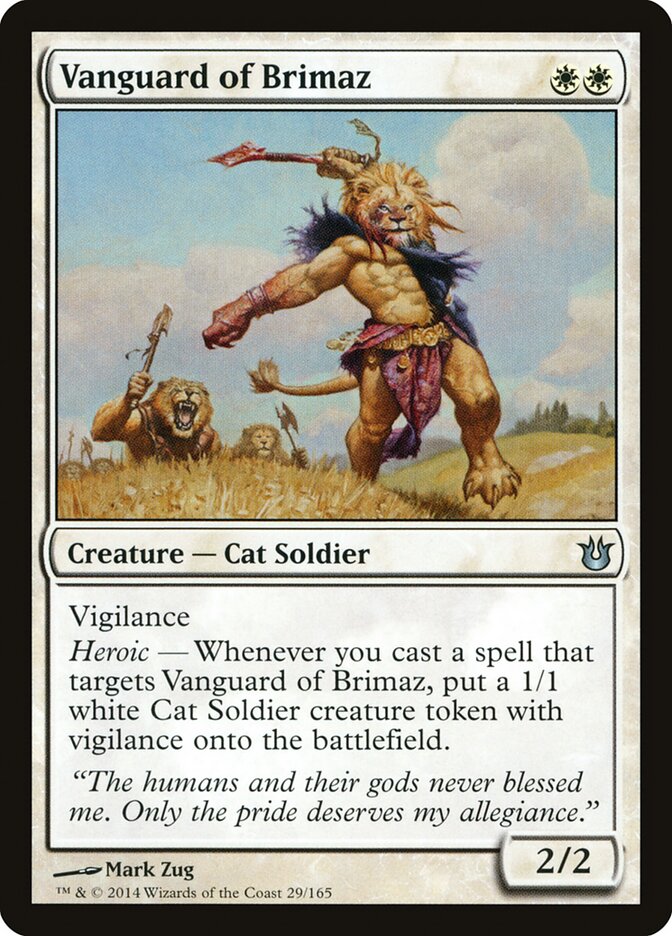 Vanguard of Brimaz - carta Magic The Gathering