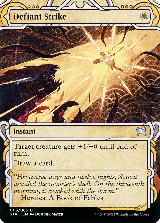 Defiant Strike - carta Magic The Gathering