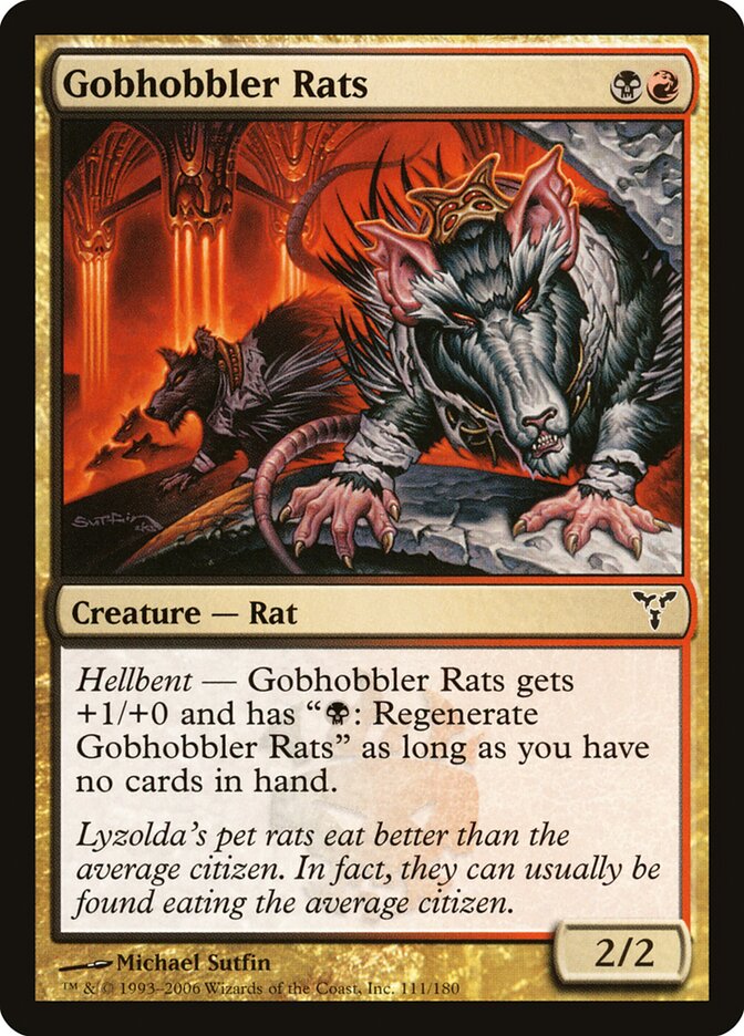 Gobhobbler Rats - carta Magic The Gathering