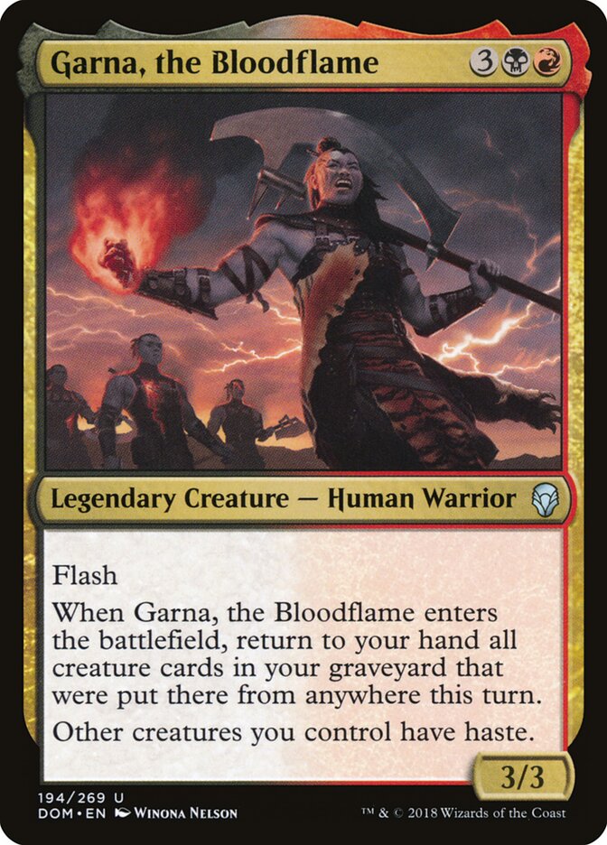 Garna, the Bloodflame - carta Magic The Gathering