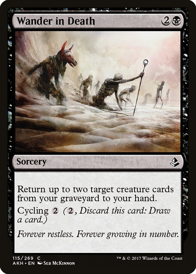 Wander in Death - carta Magic The Gathering