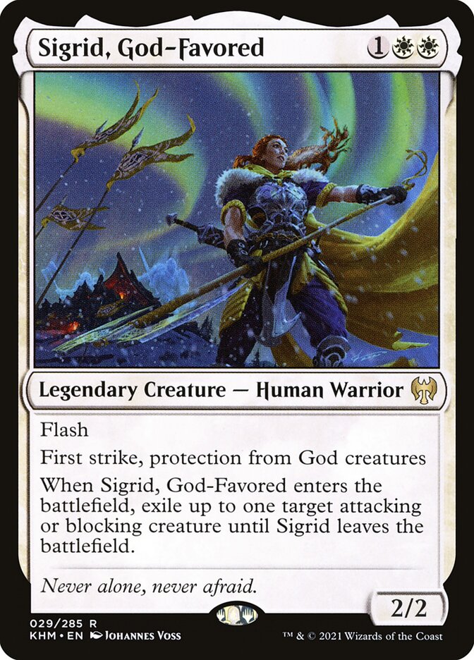 Sigrid, God-Favored - carta Magic The Gathering