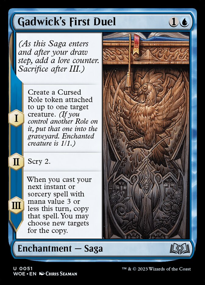 Gadwick's First Duel - carta Magic The Gathering