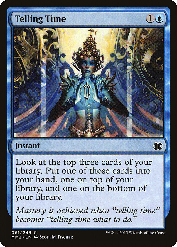 Telling Time - carta Magic The Gathering