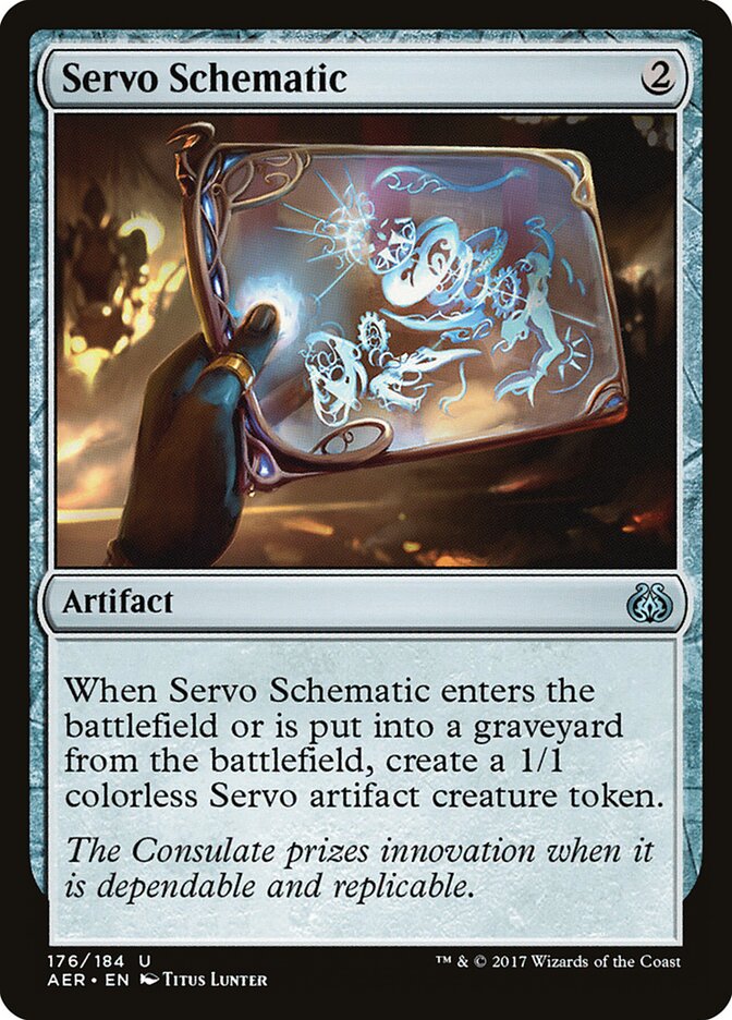 Servo Schematic - carta Magic The Gathering
