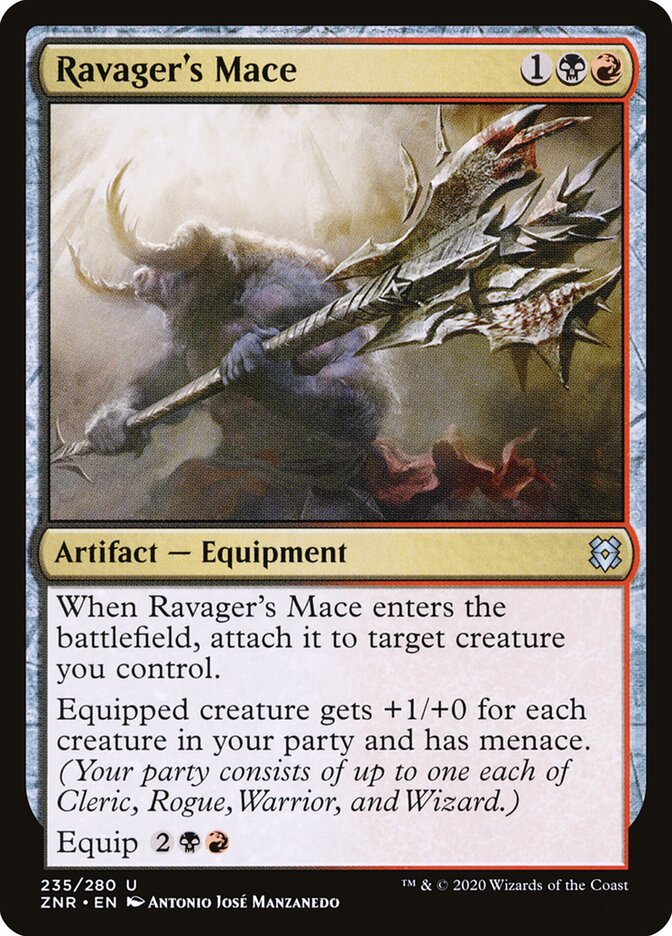 Ravager's Mace - carta Magic The Gathering
