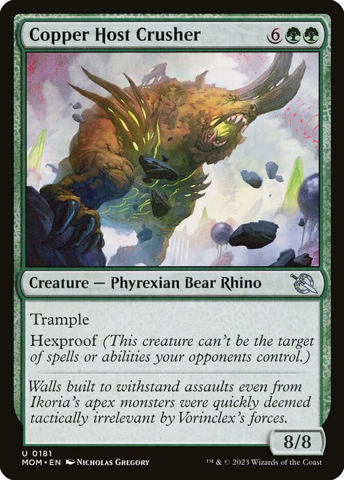 Copper Host Crusher - carta Magic The Gathering
