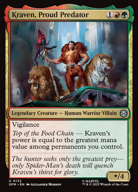 Kraven, Proud Predator - SPM-132-F-LDG