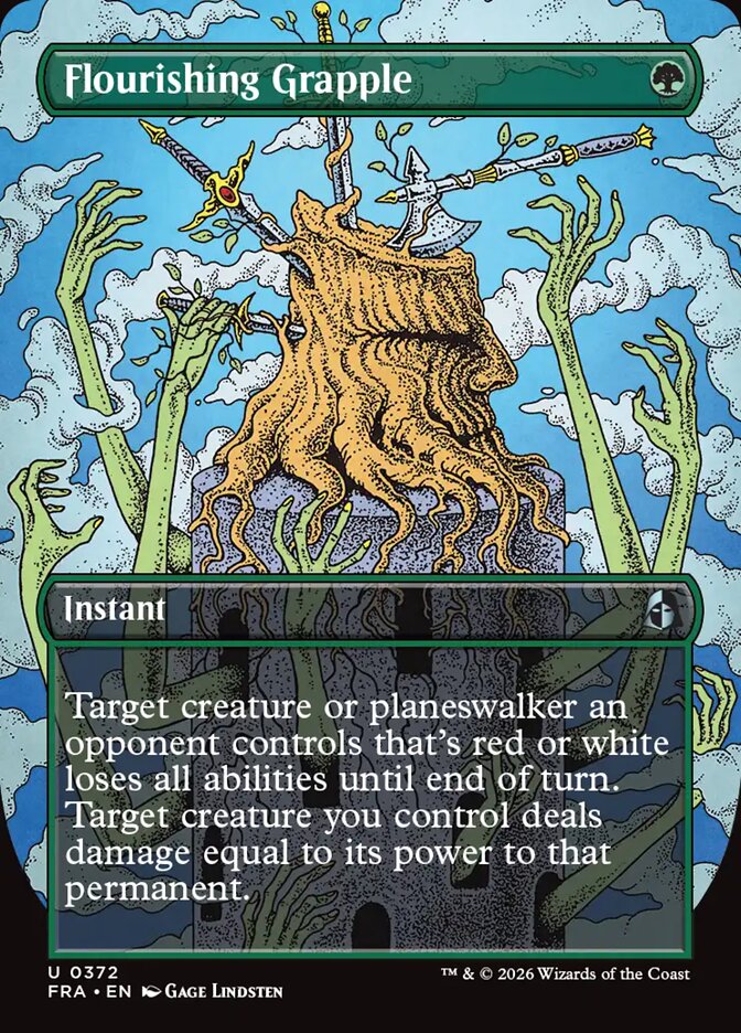 Flourishing Grapple - carta Magic The Gathering