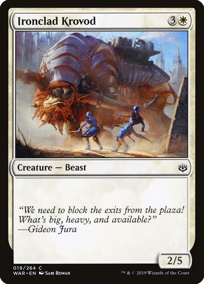 Ironclad Krovod - carta Magic The Gathering