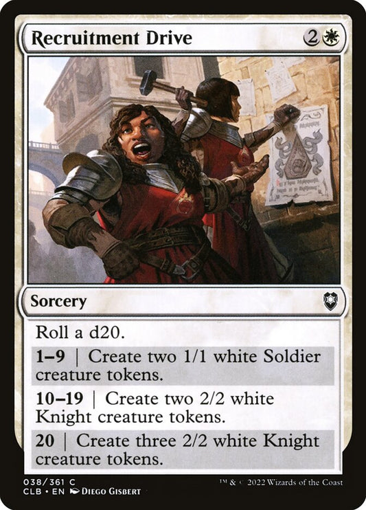 Recruitment Drive - carta Magic The Gathering