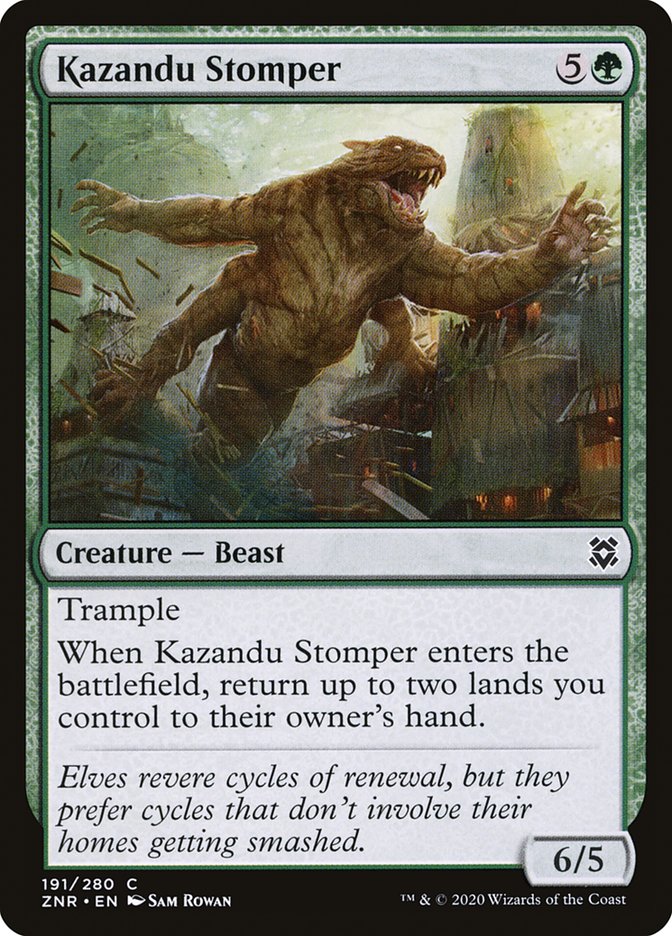 Kazandu Stomper - carta Magic The Gathering