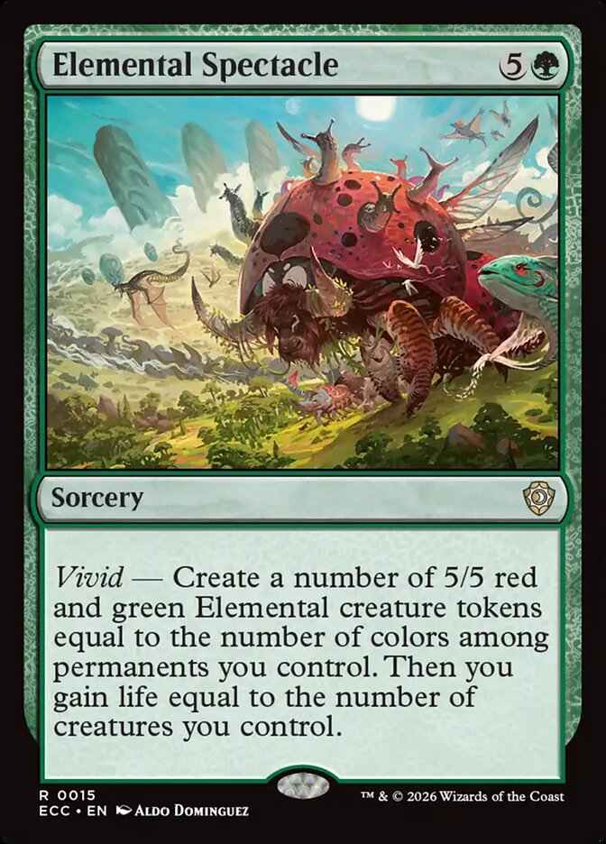 Elemental Spectacle - carta Magic The Gathering