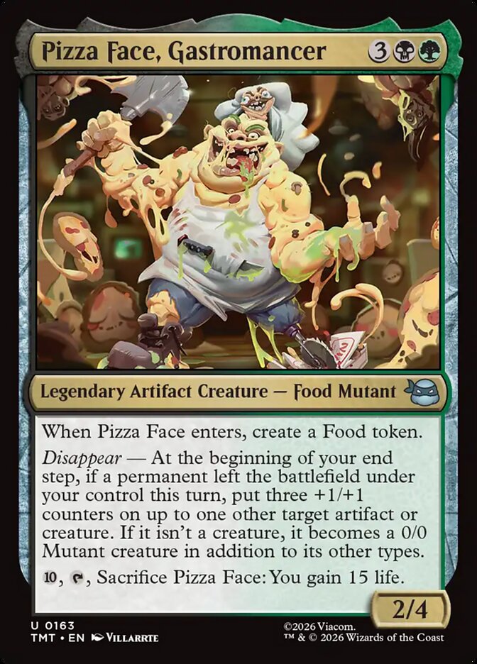 Pizza Face, Gastromancer - carta Magic The Gathering