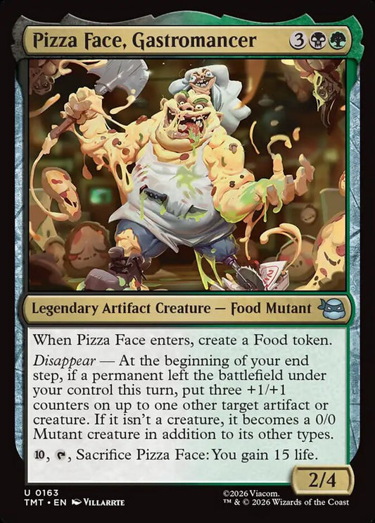 Pizza Face, Gastromancer - carta Magic The Gathering