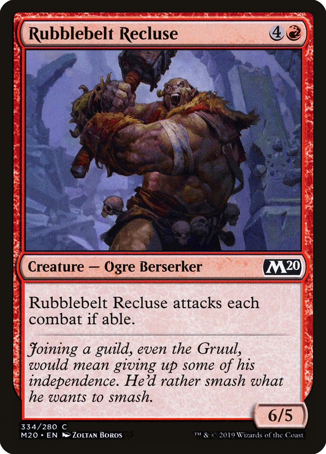 Rubblebelt Recluse - M20-334-NF-STDCK