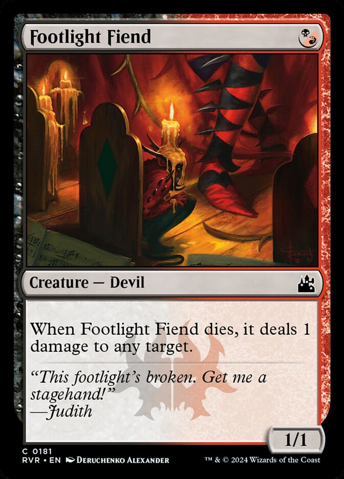 Footlight Fiend - RVR-181-NF-STD