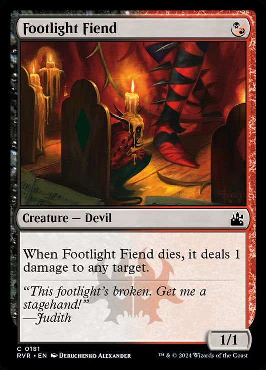 Footlight Fiend - RVR-181-NF-STD