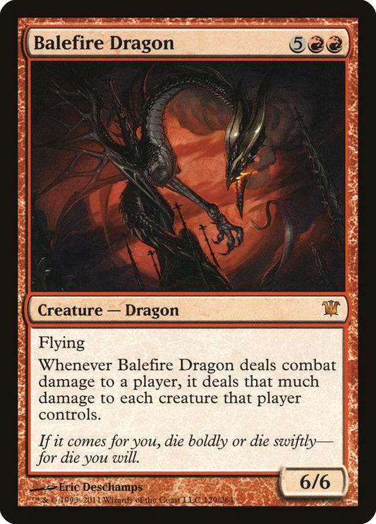 Balefire Dragon - carta Magic The Gathering