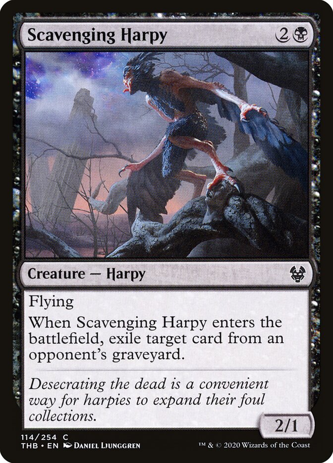 Scavenging Harpy - carta Magic The Gathering