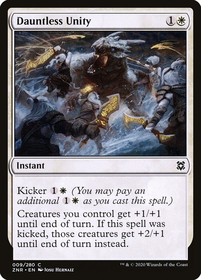 Dauntless Unity - carta Magic The Gathering