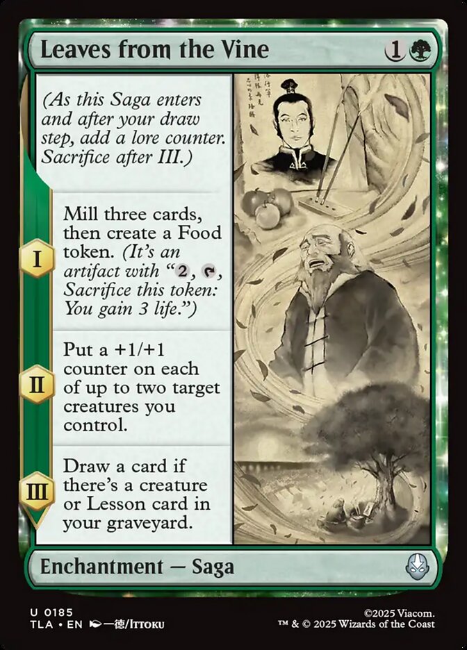 Leaves from the Vine - carta Magic The Gathering