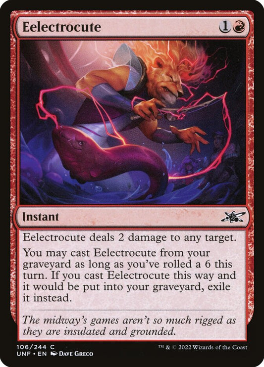 Eelectrocute - carta Magic The Gathering