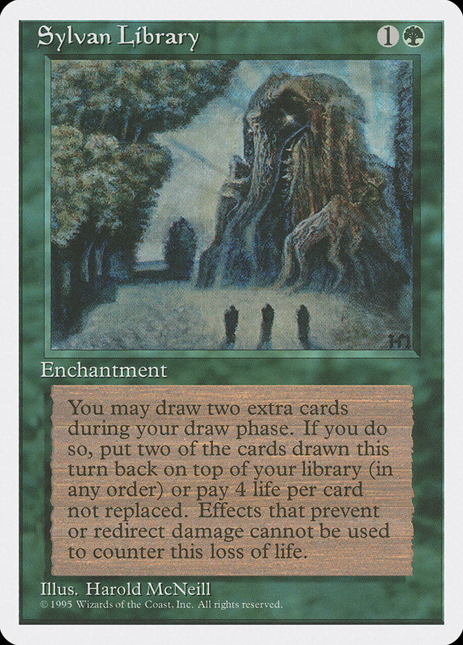 Sylvan Library - carta Magic The Gathering