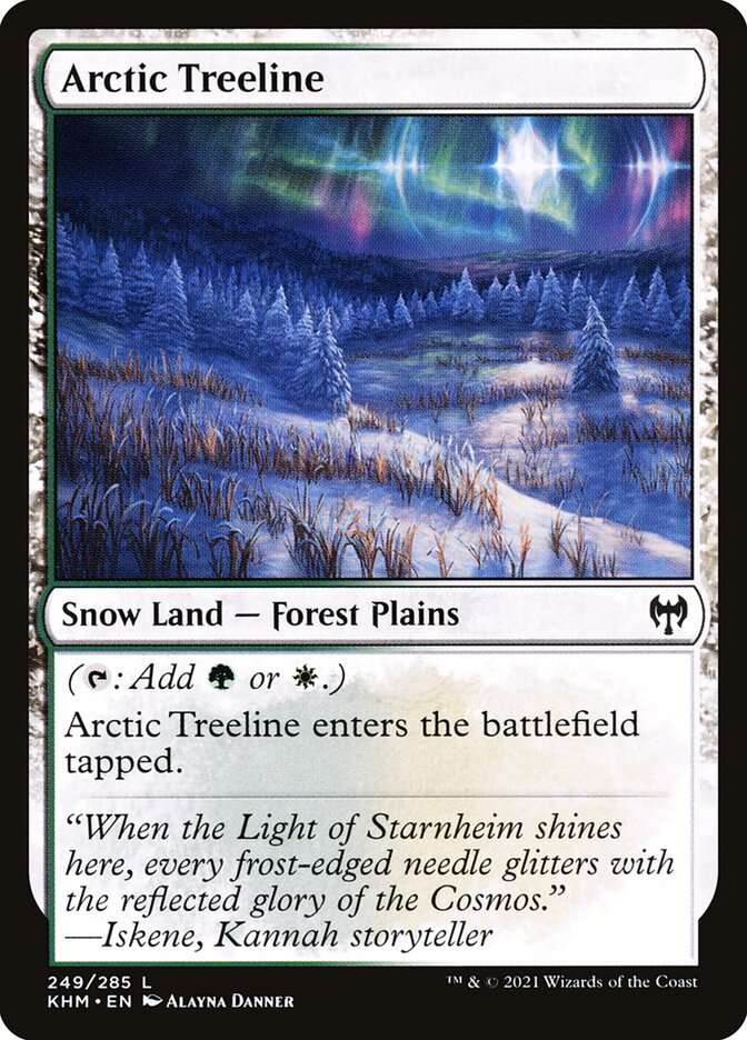 Arctic Treeline - carta Magic The Gathering