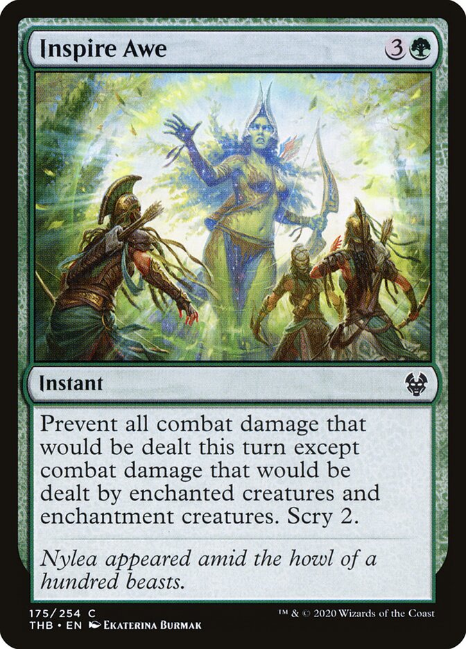 Inspire Awe - carta Magic The Gathering