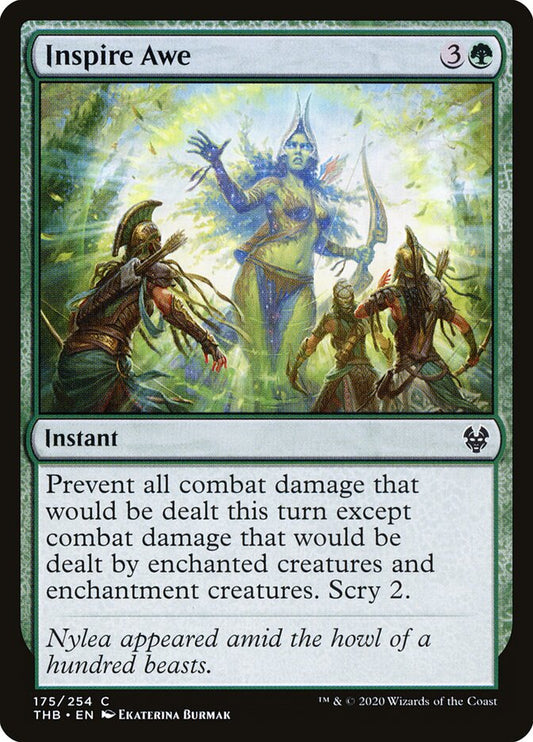 Inspire Awe - carta Magic The Gathering