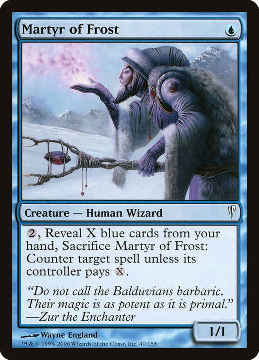 Martyr of Frost - carta Magic The Gathering