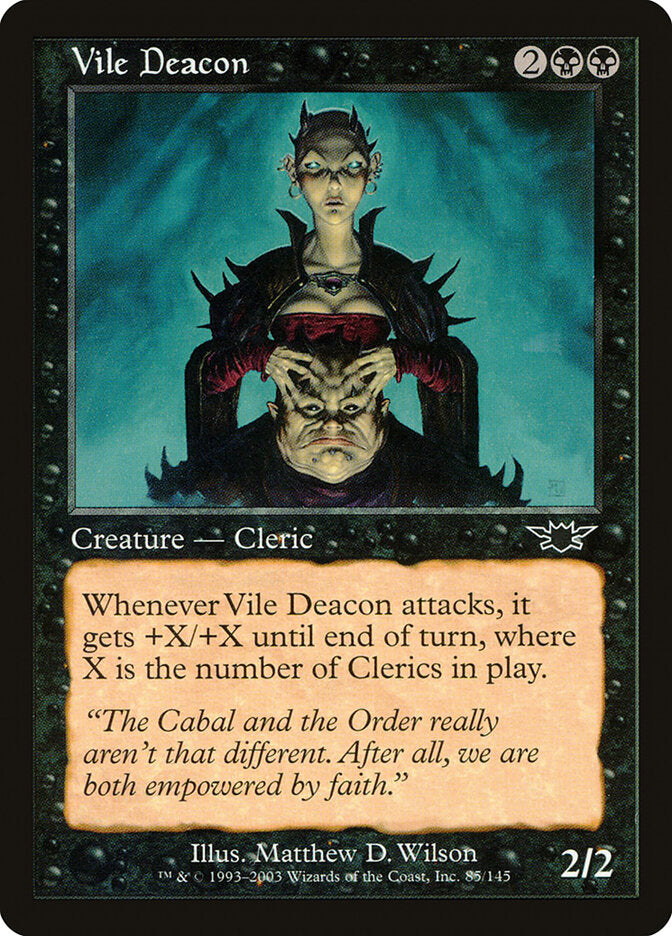 Vile Deacon - carta Magic The Gathering