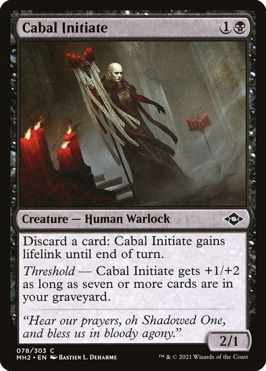 Cabal Initiate - carta Magic The Gathering
