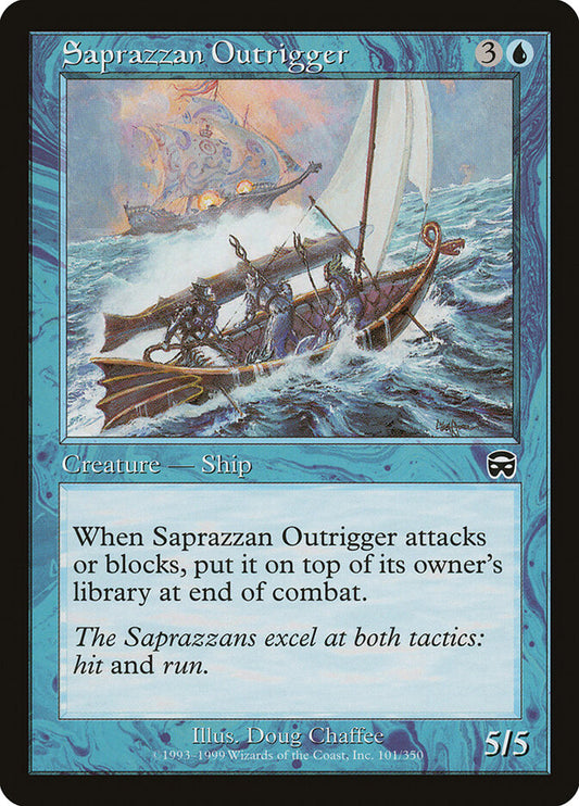 Saprazzan Outrigger - carta Magic The Gathering