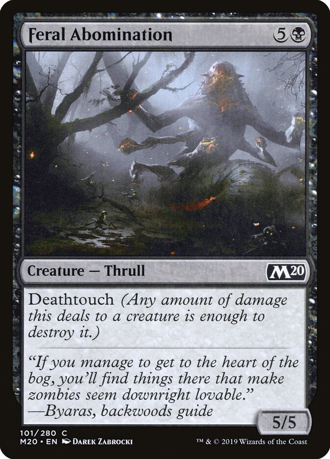 Feral Abomination - carta Magic The Gathering