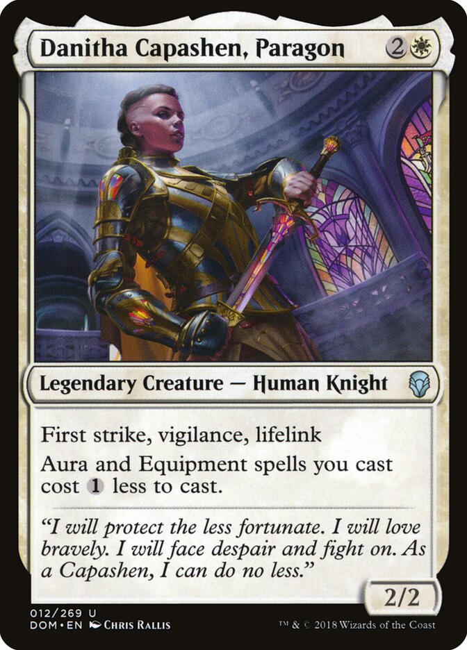 Danitha Capashen, Paragon - carta Magic The Gathering
