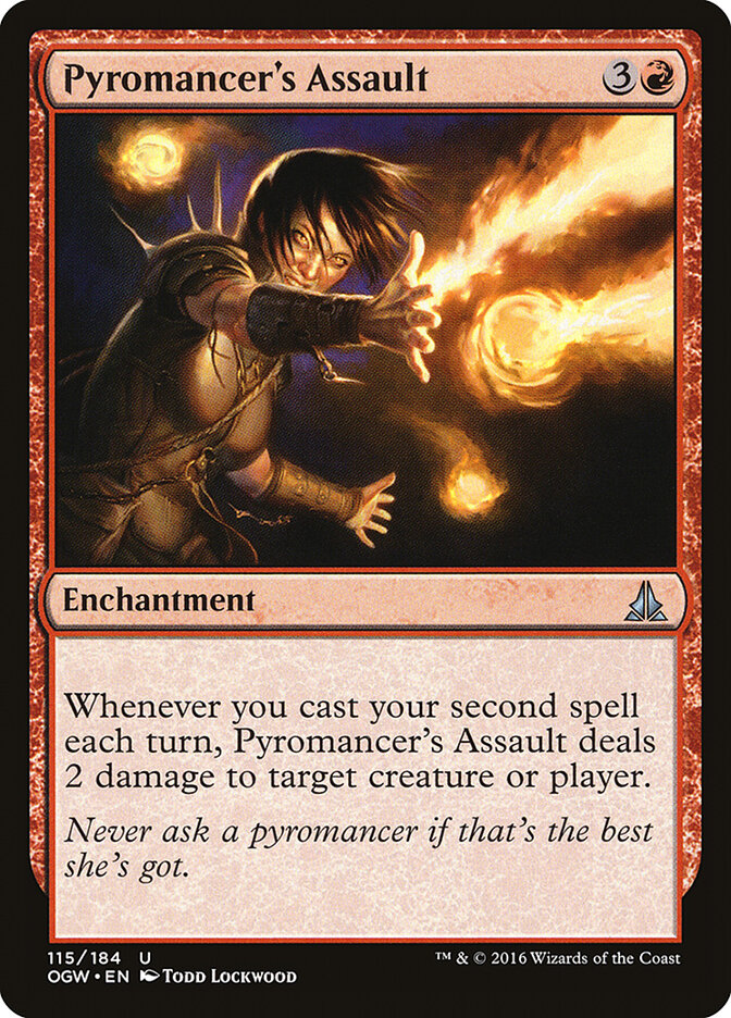 Pyromancer's Assault - carta Magic The Gathering