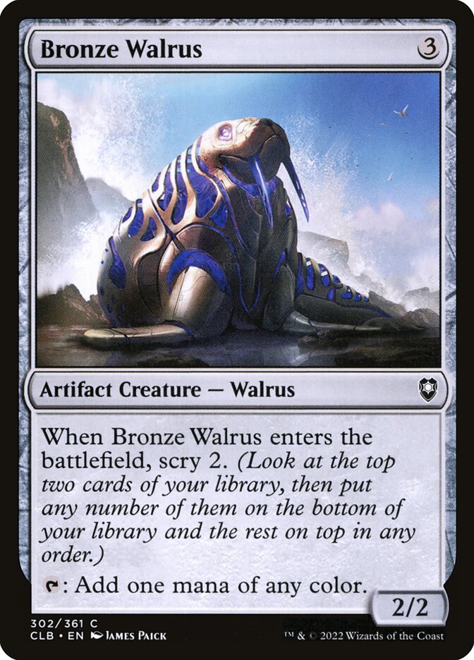 Bronze Walrus - carta Magic The Gathering