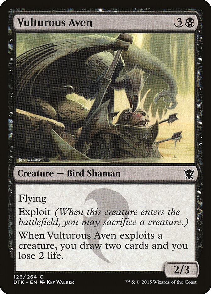 Vulturous Aven - carta Magic The Gathering