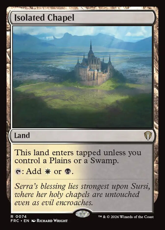 Isolated Chapel - carta Magic The Gathering
