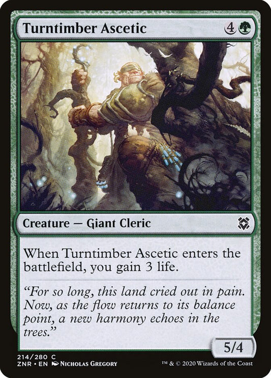 Turntimber Ascetic - carta Magic The Gathering