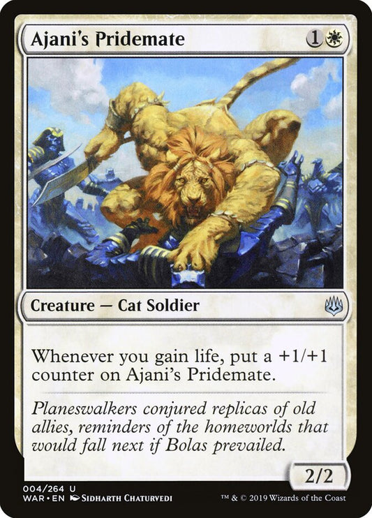 Ajani's Pridemate - carta Magic The Gathering