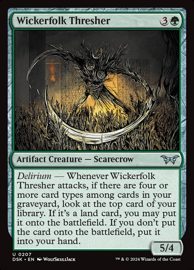 Wickerfolk Thresher - carta Magic The Gathering