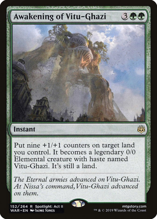 Awakening of Vitu-Ghazi - carta Magic The Gathering