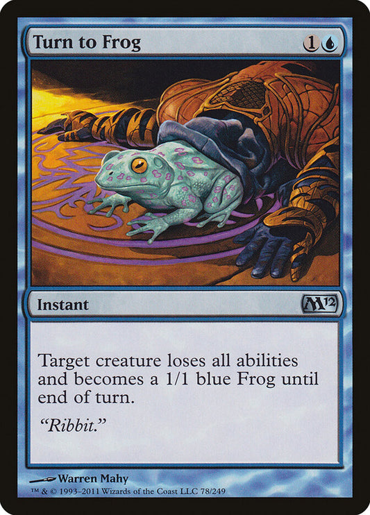 Turn to Frog - carta Magic The Gathering