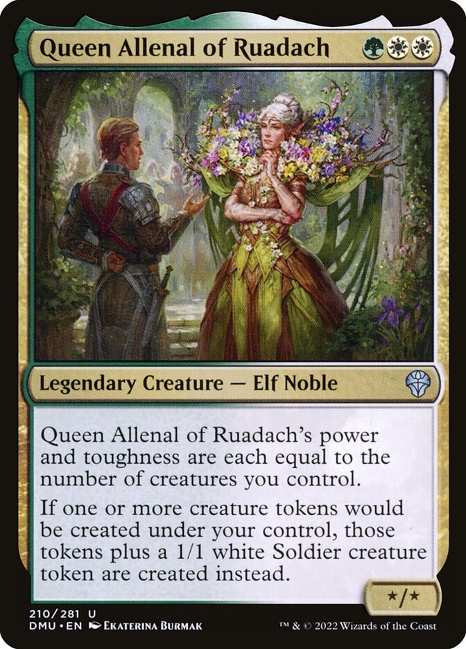 Queen Allenal of Ruadach - carta Magic The Gathering