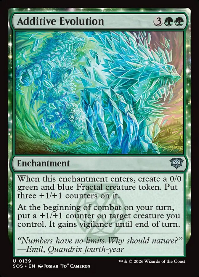 Additive Evolution - carta Magic The Gathering
