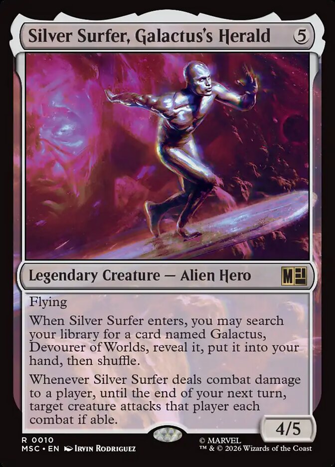 Silver Surfer, Galactus's Herald - carta Magic The Gathering