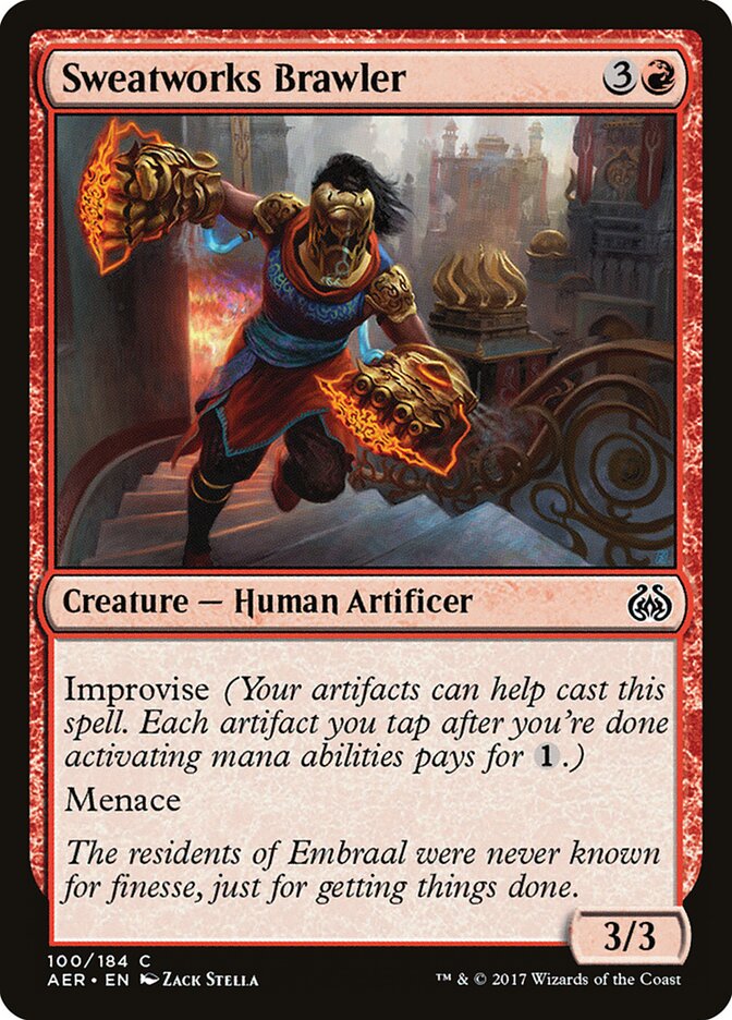 Sweatworks Brawler - carta Magic The Gathering